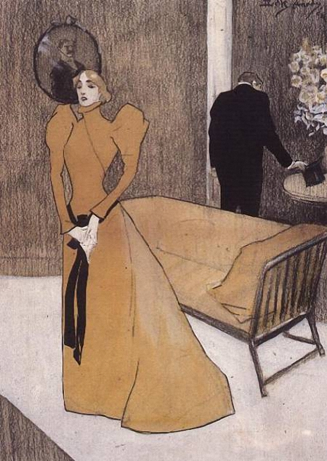 A Slight Difference Of Opinion by Dudley Hardy